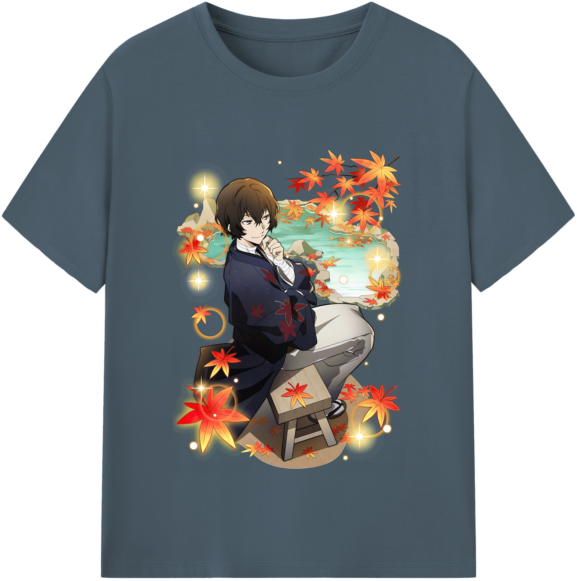 （画像用） 文豪ストレイドッグス Bungo Stray Dogs 綿100％半袖Tシャツ（フロントプリント）